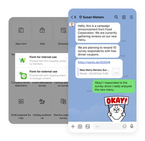 Form - Collect and organize opinions without hassle - LINE WORKS