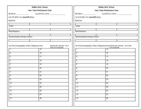 Image result for Exercise Assignment Template