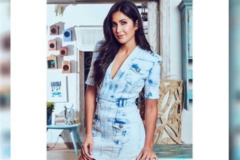 Katrina rocks the denim dress