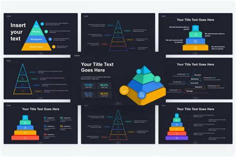 Pyramid Chart Infographic PowerPoint Template – MasterBundles