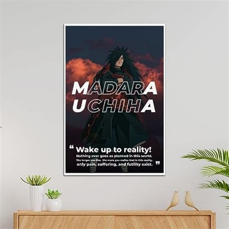 TenorArts Madara Uchiha Poster Naruto Anime Quotes Wall Posters with ...