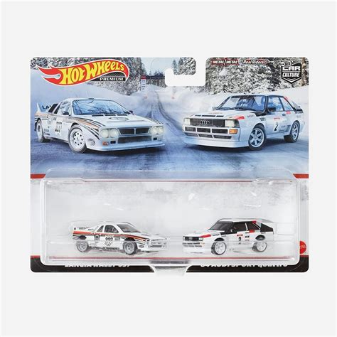 Hot Wheels Premium Car Culture Lancia Rally 037 & 84' Audi Sport Quatt ...