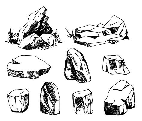 Drawing Of A Stone