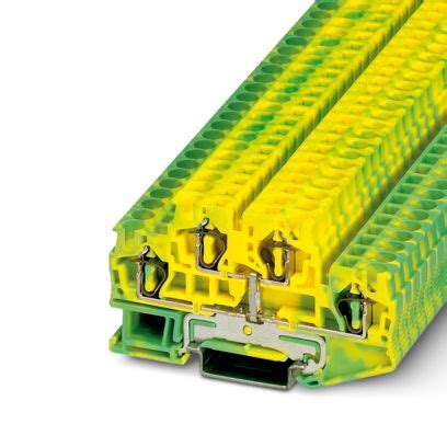 STTB 4-PE - Protective conductor double-level terminal block - 3036039 ...