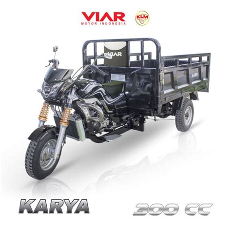 Jual KARYA 300 BECAK VIAR 300 CC MURAH READY HITAM MEDAN ANGKUT 1TON ...