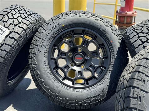 NEW BLACK 18” TRD Style 5x150 Wheels rims A/T tires Toyota Tundra ...
