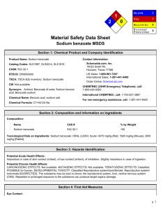 Sodium Carbonate MSDS: Safety Data Sheet