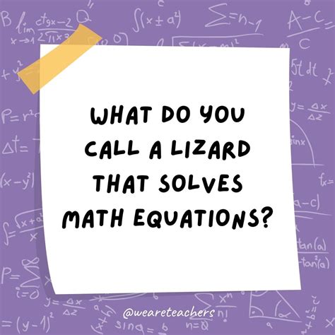 100 Math Jokes and Puns To Make Your Students LOL - Classroom