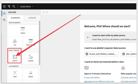 Image result for Input Tblw Sigma Computing