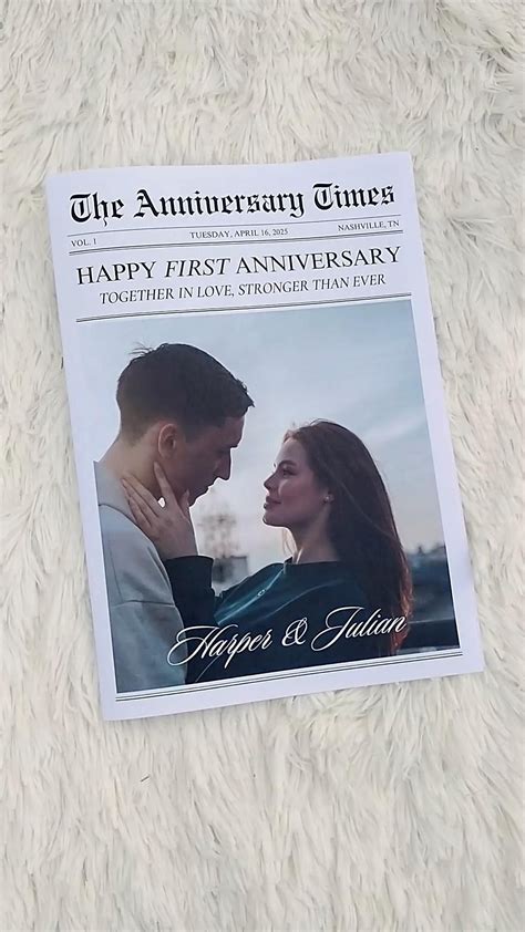 16 First Anniversary Gift Ideas for Couples in 2025 | First wedding ...