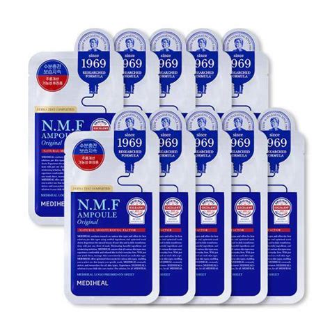 NMF Ampoule Mask Original 10 Sheets - maccaron.in