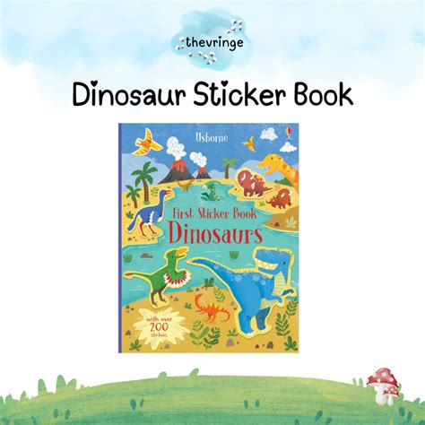 Jual Sticker Book Dinosaurs First Sticker Buku Aktivitas Dinosaurus ...