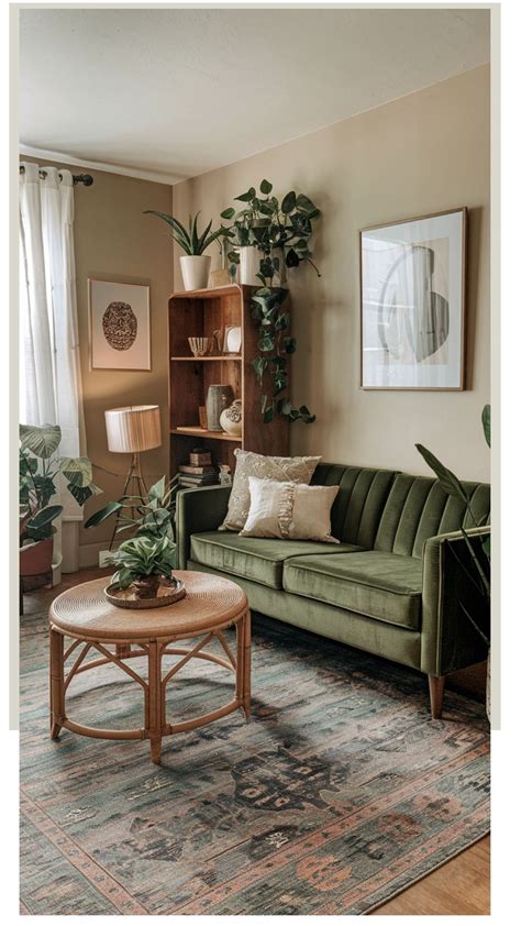 20 Dark Green Couch Living Room Ideas in 2025 | Green sofa living room ...