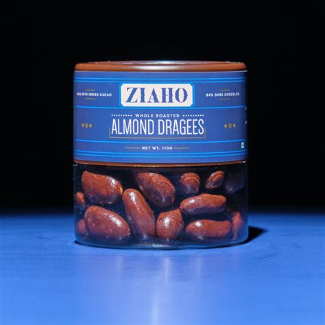Almond dragees - 64% Dark Chocolate – ziaho.in