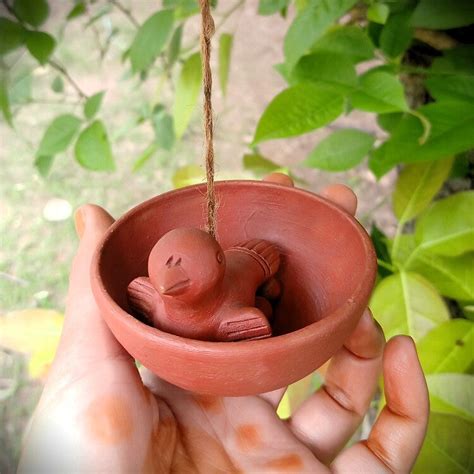 MP Terracotta Craft Bird Bowl – Terracotta by Sachii