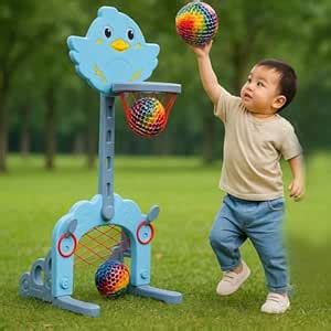 Buy eHomeKart Basketball Toy Set - 3 in 1 Multi Activity Play Centre ...