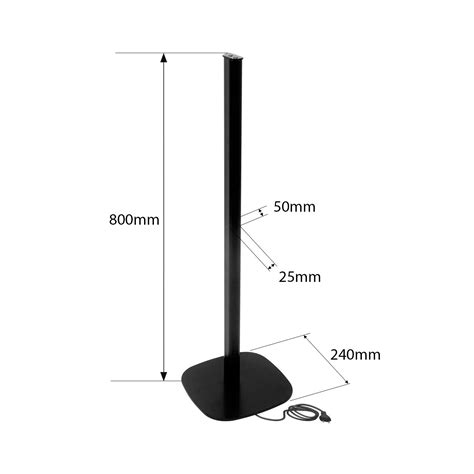 Vebos speaker stand Samsung HW-Q990D black set