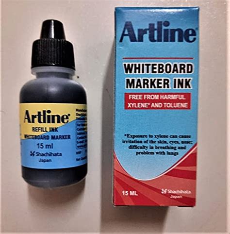 Artline White Board ESK-15W Marker Ink (Pack of 10, Black) : Amazon.in ...