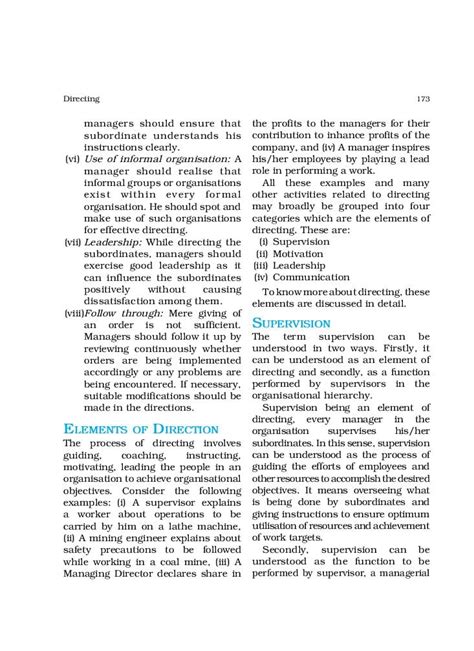 Image result for BST Class 12 CH Directing