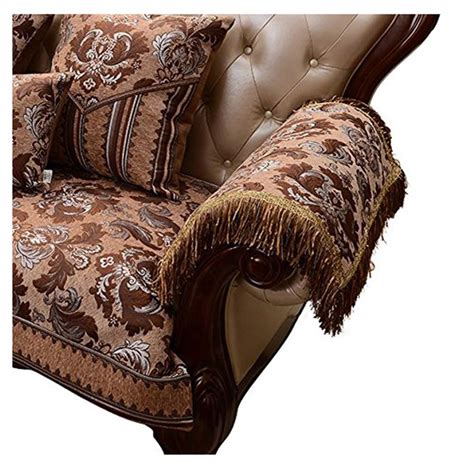 Sideli Luxury Chenille Jacquard Armrest Cover for Chair Couch Sofa Anti ...