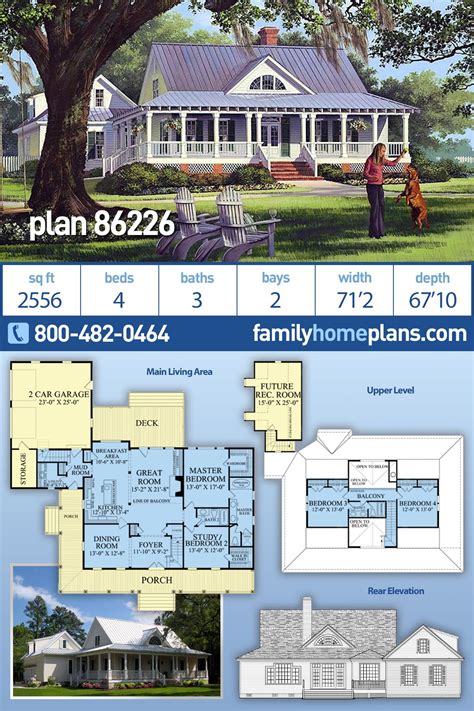 A beautiful southern cottage house floor plan southern farmhouse – Artofit