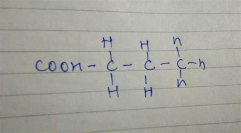 structural formula of propane-2-oic acid - Brainly.in