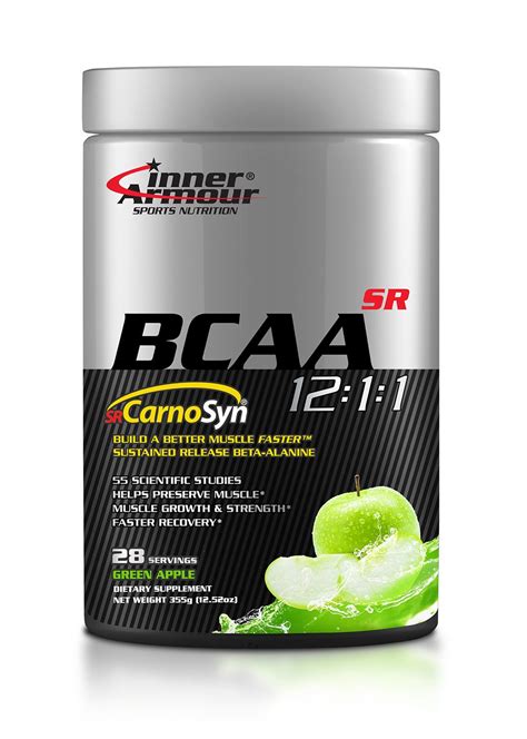 Buy Inner Armour BCAA with SR CarnoSyn® Green Apple | Sustained Release ...