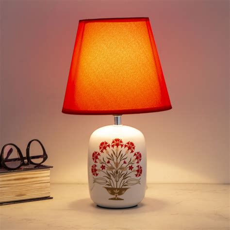Buy Beam Riley Floral Print Lamp from Home Centre at just INR 899.0