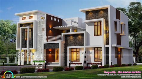 Luxurious modern contemporary Kerala home design - Kerala home design ...