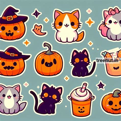 90 Halloween Cats Sticker Craft Ideas for Kids and Adults, Fall Craft ...