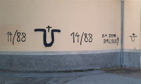 Усташки и неонацистички симболи на храму у Бјеловару | Епархија ...