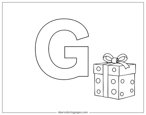 Letter G Coloring Pages - 13 Free Printable Coloring Pages