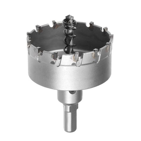 uxcell Carbide Hole Cutter Drill Bit for Stainless Steel Alloy, 60mm ...