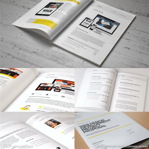 方案报告项目产品计划书模板设计图__画册设计_广告设计_设计图库_昵图网nipic.com
