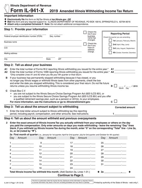 Il 2019-2024 Form - Fill Out and Sign Printable PDF Template | signNow
