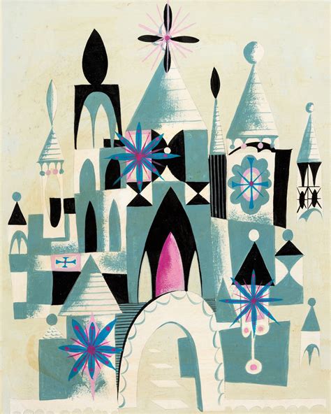 Mary Blair "it's a Small World" Concept Art Print (1963) for Disneyland ...