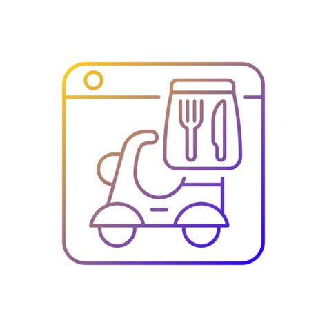 Food delivery - Free shipping and delivery icons