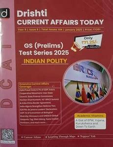Drishti Current Affairs Today Monthly Magazine January 2025 in English ...