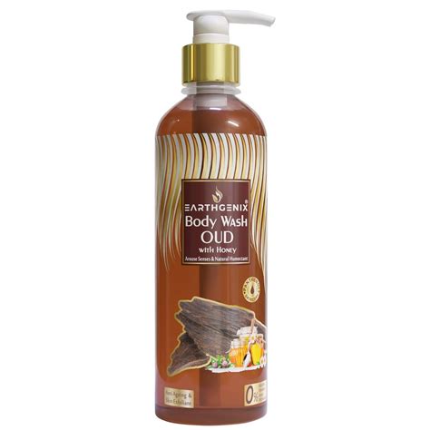 Buy Earthgenix Body Wash OUD With Honey (300ml), (Loofah Free), For ...