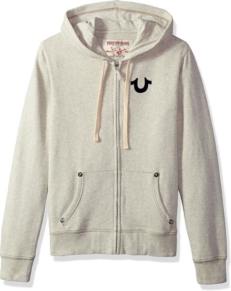 True Religion Men's Buddha Logo Zip Hoodie2 at Amazon Men’s Clothing store
