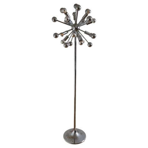 Mid-Century Modern Teak Atomic Floor Lamp at 1stDibs