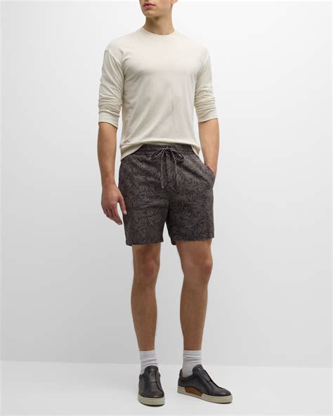 John Varvatos Men's Daryl Drawstring Shorts | Neiman Marcus