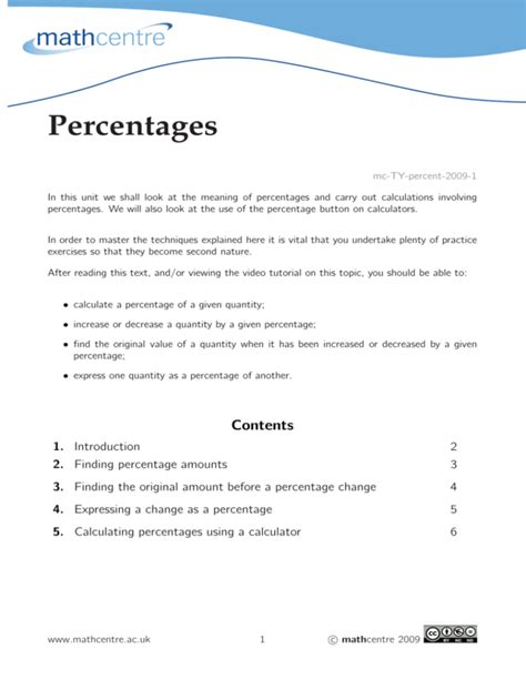 Image result for Percentages Math Explained