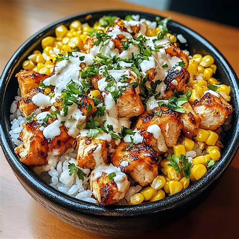 Street Corn Chicken Rice Bowl – A Flavorful Mexican-Inspired Dinner ...