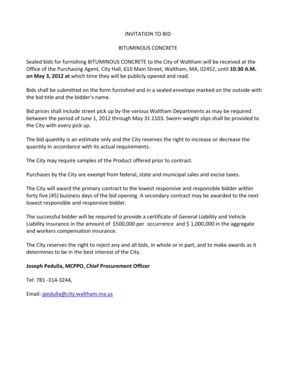 Fillable Online Bituminous Concrete FINAL SPECIFICATIONSrtf Fax Email ...