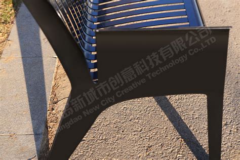 户外铁椅 园林户外钢质座凳 冲孔休闲长椅 公园钢制椅