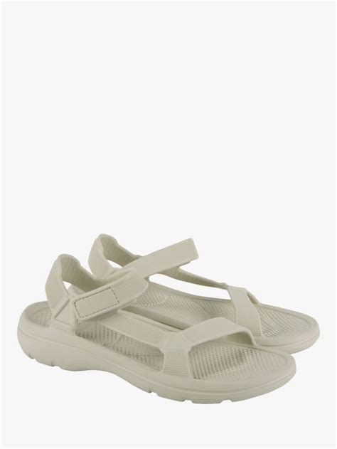 totes SOLBOUNCE Adjustable Riley Sport Sandals, Stone