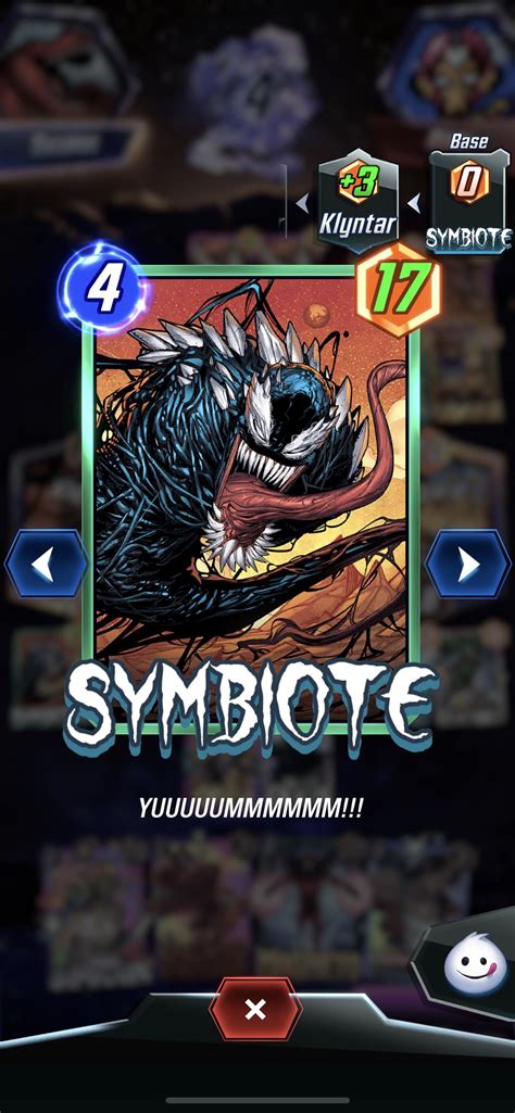 Today I learned they changed Symbiote’s cost. Had a heart attack when ...