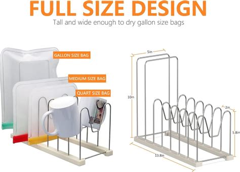 Peekia Reusable Bag Drying Rack,Silicone Bag Drying India | Ubuy