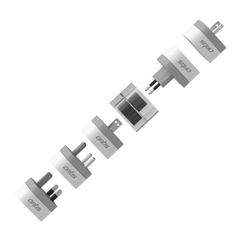 Artis UV500 Universal Travel Converter Plugs Pack of 5 Compatible to US ...